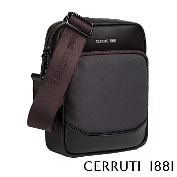 【Cerruti 1881】限量2折 義大利頂級側背包肩背包 全新專櫃展示品 (灰色 CEBO06189N)