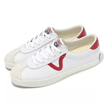 Vans 休閒鞋 Lx Sport Low 73 男鞋 女鞋 白 紅 小白鞋 復古 小飛v 情侶鞋 VN000D2JRED