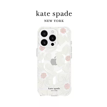 【kate spade】iPhone 16 系列 精品 磁吸 防摔殼 手機殼 經典蜀葵 iphone16promax