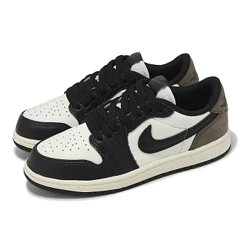 Nike 童鞋 Air Jordan 1 Low OG PS Mocha 中童 摩卡 休閒鞋 AJ1 FQ5436-102