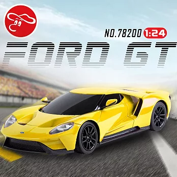 【瑪琍歐玩具】2.4G 1:24 Ford GT 遙控車/78200 黃