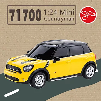 【瑪琍歐玩具】2.4G 1:24 Mini Countryman 遙控車/71700 黃