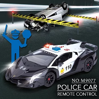 【瑪琍歐玩具】1:12五通一鍵開門特警遙控車/M9077