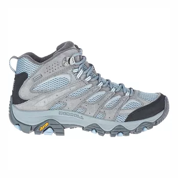 Merrell Moab 3 Mid GTX [ML036312] 女 戶外鞋 登山 越野 防水 黃金大底 耐磨 灰藍