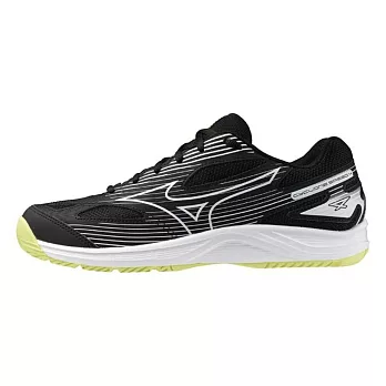 Mizuno Cyclone Speed 4 [V1GA238012] 男女 排球鞋 羽球鞋 室內運動 緩衝 黑 白