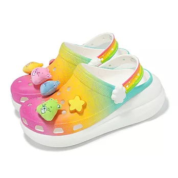 Crocs x Care Bears Crush Clog 洞洞鞋 愛心小熊 泡芙克駱格 厚底 彩虹 卡駱馳 210103100