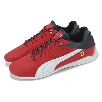 Puma 賽車鞋 Ferrari Drift Cat Delta 男鞋 紅黑 法拉利 皮革 平底 休閒鞋 30686405