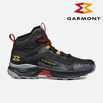 GARMONT 男款 GTX 中筒越野疾行健走鞋 9.81 Engage MID 002839 (S05016)｜黃金大底 GoreTex 防水透氣 疾速健行 越野跑 UK7.5 黑-橘