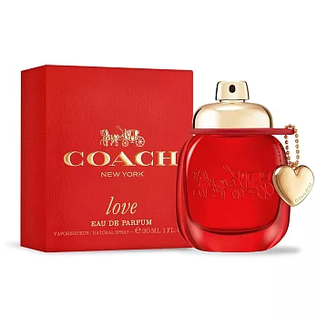 COACH Love 時尚戀紅淡香精(30ml) EDP-香水公司貨