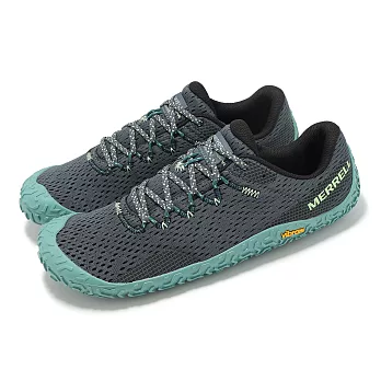 Merrell 戶外鞋 Vapor Glove 6 男鞋 灰 藍 黃金大底 防滑 抓地 赤足訓練鞋 ML068271