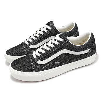 Vans 休閒鞋 Old Skool 男鞋 女鞋 黑 白 牛仔 丹寧 低筒 情侶鞋 板鞋 VN000CR5Y28