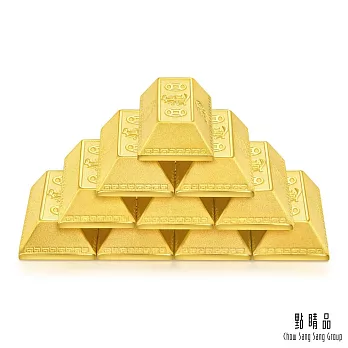 【點睛品】生生金寶系列 招財進寶 10兩 黃金金磚_計價黃金(1兩x10塊)