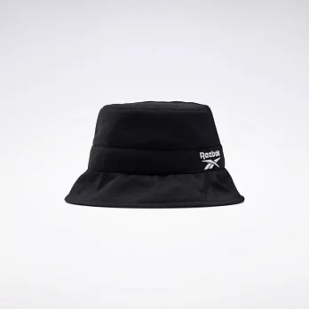 Reebok Cl Fo Bucket Hat [GM5866] 男女 漁夫帽 運動 休閒 遮陽 防曬 黑