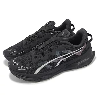 Puma 越野跑鞋 Fast-Trac Nitro 3 GTX 男鞋 黑 銀 防水 抓底 戶外 運動鞋 37979401