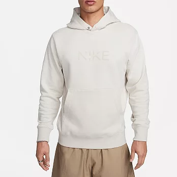 NIKE AS M NSW HOODIE PO FT I2SP 男連帽上衣-FZ4765104 L 白色