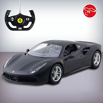 【瑪琍歐玩具】 1:14 Ferrari 488 GTB 遙控車/75600 黑