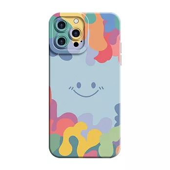 【立元】TPU微笑手機防摔殼 iPhone 16 pro MAX 藍色