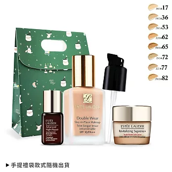 ESTEE LAUDER 雅詩蘭黛 年輕修護持久底妝組[粉持久粉底+特潤+膠原霜]-聖誕交換禮物-百貨公司貨 #36(1W2)