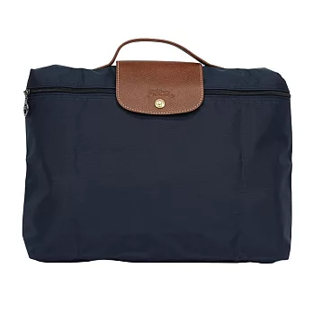 LONGCHAMP S號 LE PLIAGE手提公事包 (海軍藍)