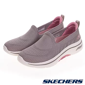 SKECHERS GO WALK ARCH FIT 2.0 女 健走鞋 粉-125304TPPK US6 粉紅色