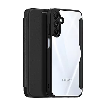 DUX DUCIS SAMSUNG 三星 A16 5G SKIN X Pro 皮套 側翻皮套 手機套 -黑色