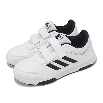 adidas 童鞋 Tensaur Sport 2.0 CF K 中童 白 黑 魔鬼氈 休閒鞋 愛迪達 GW1981