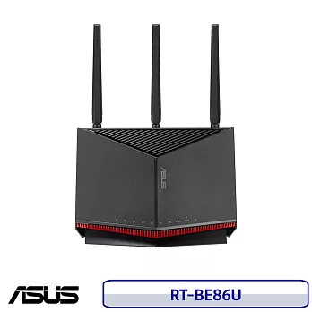 ASUS 華碩 RT-BE86U BE6800 WiFi 7 無線Gigabit 雙頻電競路由器 分享器