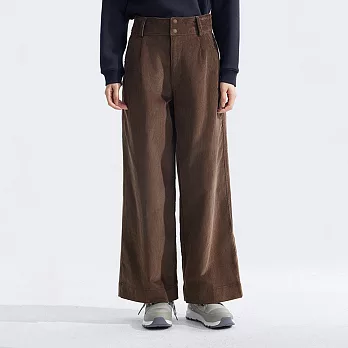 The North Face W HIGH WAIST CORD PANT - AP燈芯絨 女休閒長褲-NF0A8AHR1OI 6 棕色