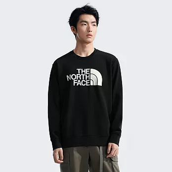 The North Face M TNF FOUNDATION RLX CREW - AP 男長袖大學T-NF0A8AT7JK3 M 黑色