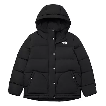 The North Face W PUFFY ALINE DOWN JACKET - AP 女連帽羽絨外套-NF0A8DMMJK3 L 黑色