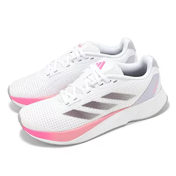 adidas 慢跑鞋 Duramo SL W 女鞋 白 紫 粉紅 緩震 運動鞋 愛迪達 IF9465