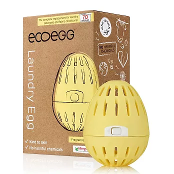 英國 ECOEGG 環保低敏洗衣蛋(70次/粉黃無香)