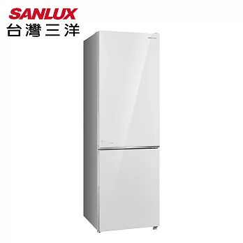 SANLUX台灣三洋250公升雙門玻璃下冷凍變頻冰箱SR-V250BF