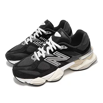 New Balance 休閒鞋 9060 男鞋 女鞋 黑 米白 拼接 緩衝 厚底 復古 情侶鞋 NB U9060BLC-D