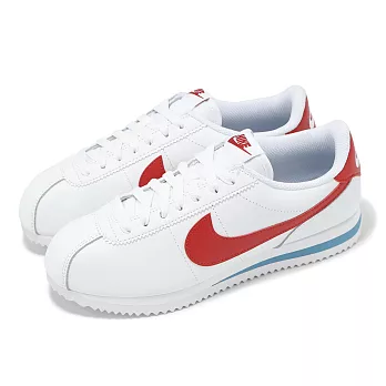 Nike 阿甘鞋 Wmns Cortez 女鞋 白 紅 藍 復古 休閒鞋 DN1791-108