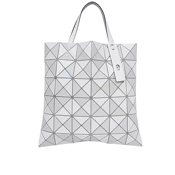 ISSEY MIYAKE BAO BAO Quatro 6x6 琺瑯光澤設計托特包 (白色)