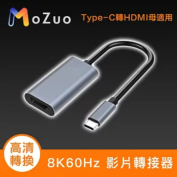 【魔宙】高清轉換 Type-C轉HDMI母適用 8K60Hz 影片轉接器