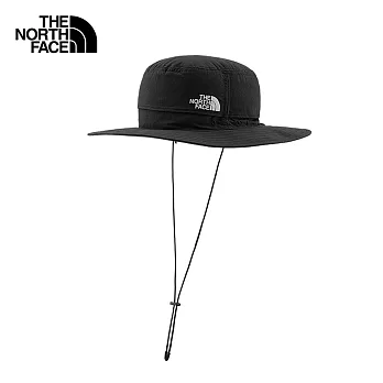 The North Face HORIZON BREEZE BRIMMER HAT 男女防曬可調節漁夫帽-NF0A5FX64H0 S-M 黑色