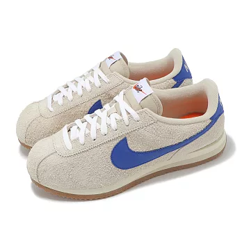 Nike 阿甘鞋 Wmns Cortez Vintage 女鞋 米白 沙色 藍 復古 麂皮 休閒鞋 FJ2530-101