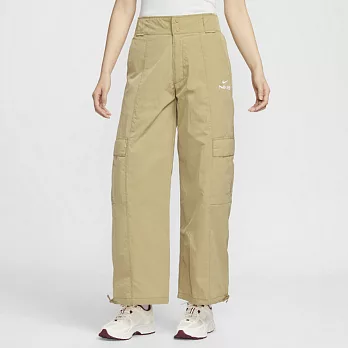 NIKE AS W NSW WVN OS HR PANT CNY 女休閒長褲-HV8460297 L 卡其色