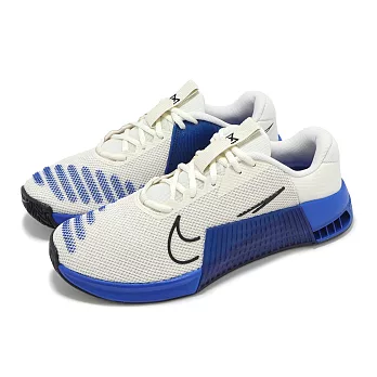 Nike 訓練鞋 Metcon 9 男鞋 白 藍 運動鞋 緩震 健身 穩定 支撐 DZ2617-008 25.5cm WHITE/BLUE