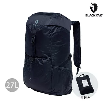 BLACKYAK PACKABLE 27L輕量折收後背包 F 黑色