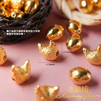 金品坊｜黃金擺件發財雞生蛋