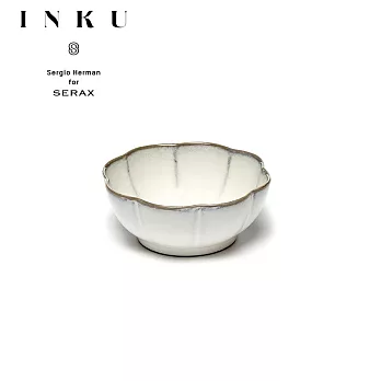【比利時SERAX】INKU侘寂 陶瓷餐碗 珠光白15cm