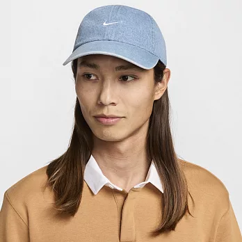 NIKE U NK CLUB CAP U CB DENIM 24 L 男女 休閒帽-藍-HF0383429 S 藍色