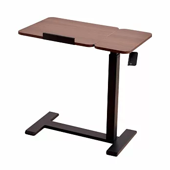 【好氣氛家居】繽紛多功能可旋轉移動邊桌/四色可選 胡桃色