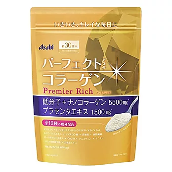 【日本 Asahi】朝日 神經醯胺膠原蛋白+玻尿酸Q10粉 黃金尊爵 (228g/包)