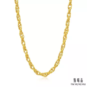 【點睛品】機織素鍊 黃金項鍊_計價黃金(45公分)