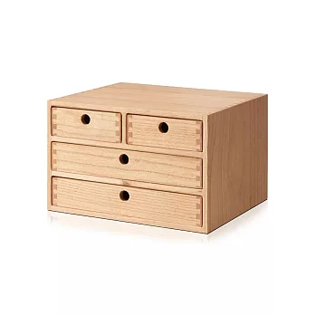 【桐趣】墨香硯實木四抽文件櫃-桌上型-2色可選 原木