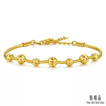 【網路獨家款】點睛品 金色派對 黃金手鍊_計價黃金